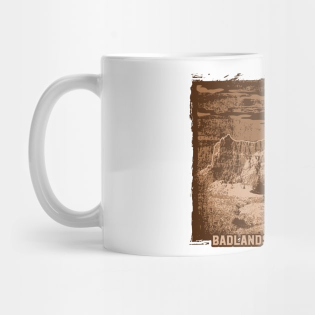 Badlands National Park T-Shirt - Scenic Adventure Lover Tee by Urbanprint